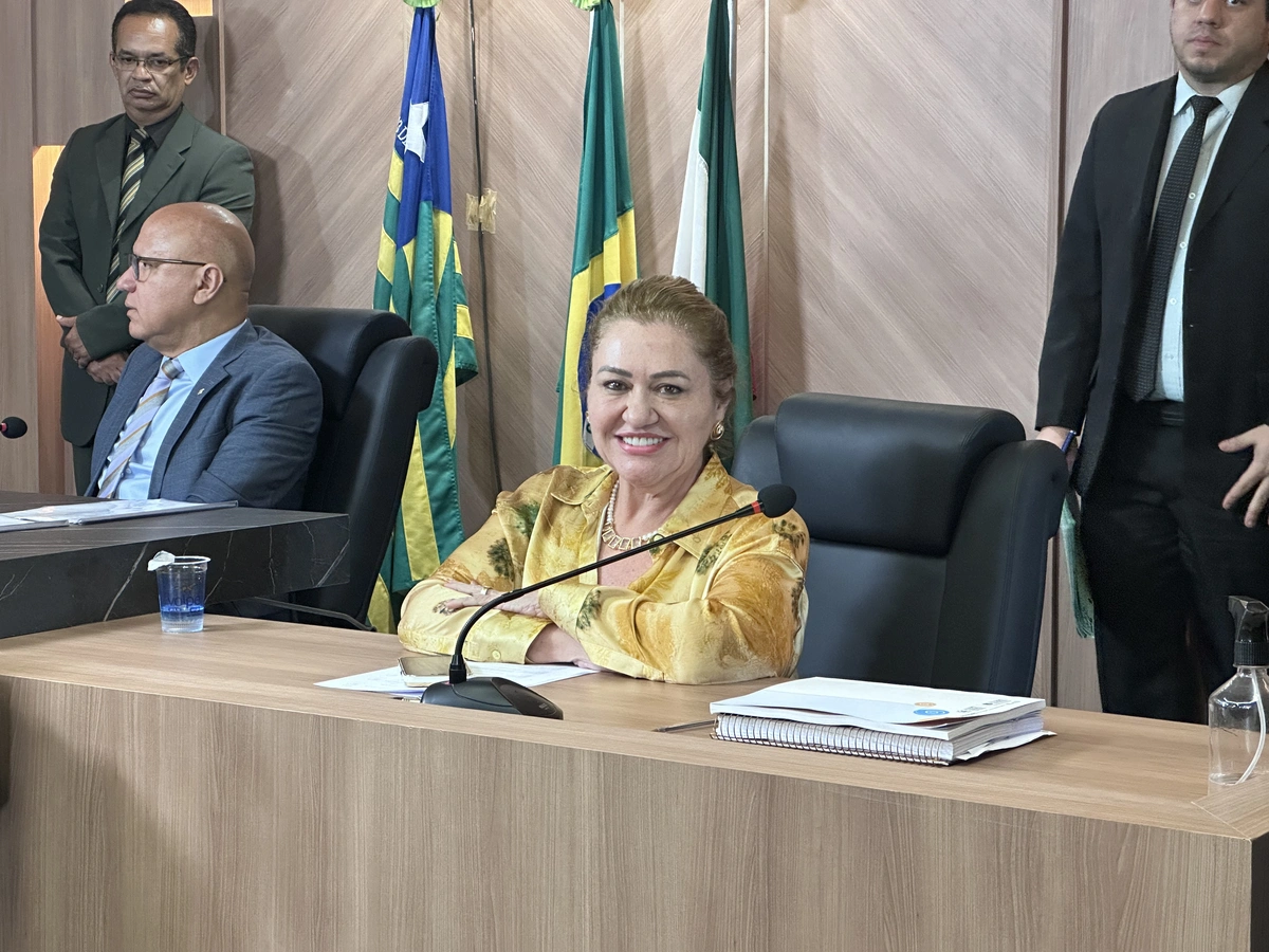 Deputada Simone Pereira em plenário