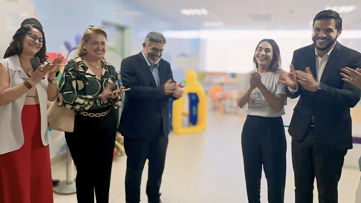 Inauguração de Brinquedocreche na Nova Maternidade Evangelina Rosa