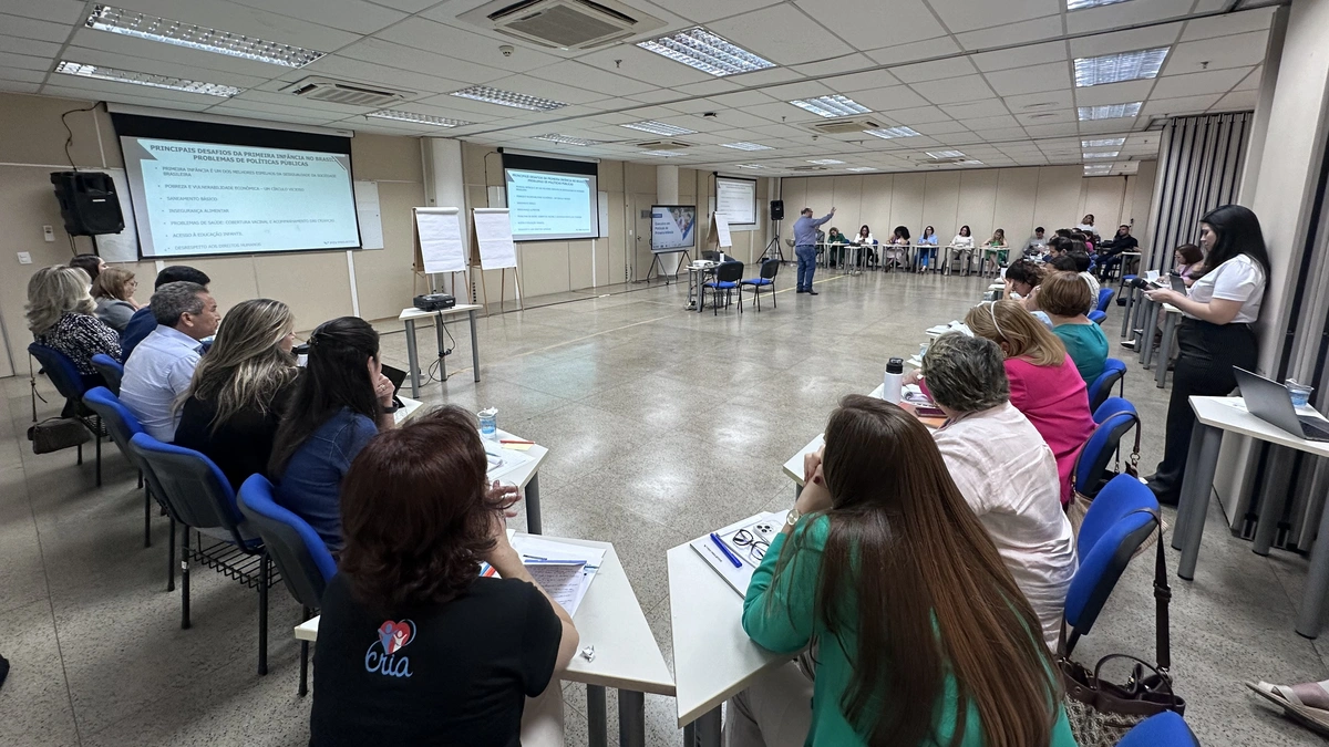 Aula presencial do curso, no TCE/PI