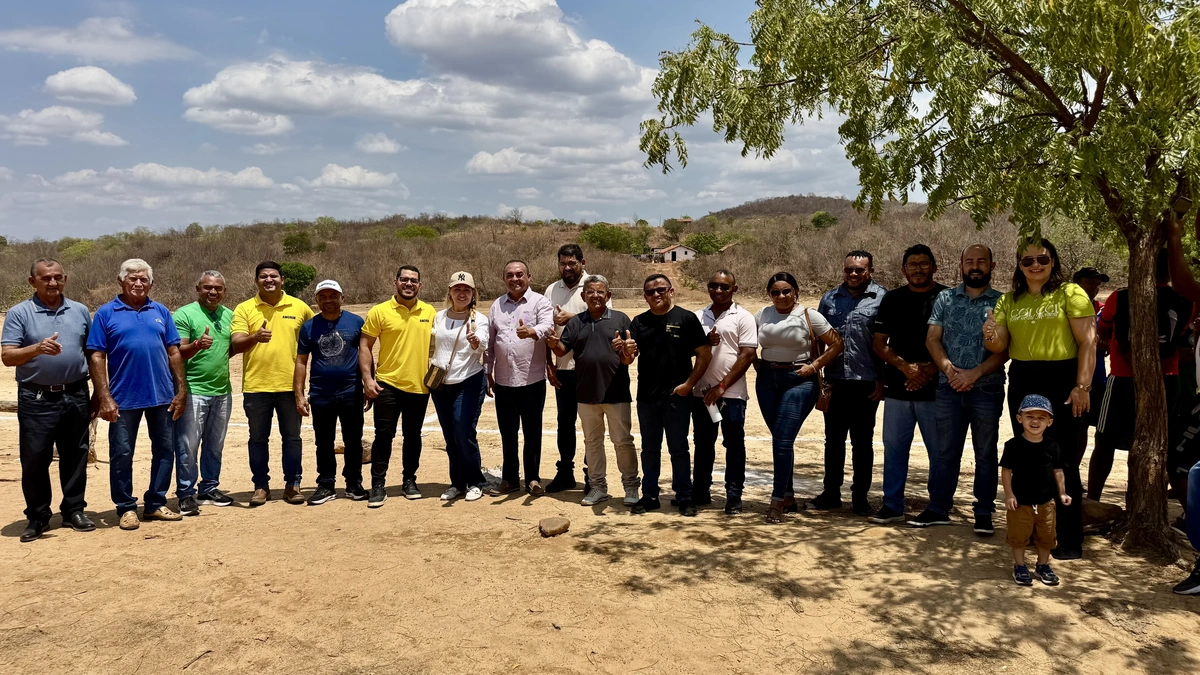 Em São João da Varjota com lideranças e amigos