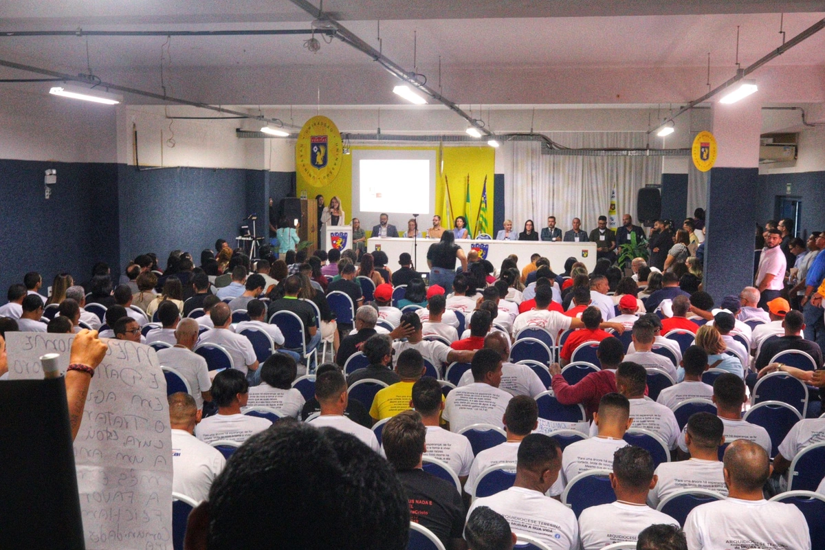 Auditório ficou lotado