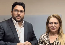 Secretário Samuel Pontes e secretária Simone Pereira (Foto: Ascom)