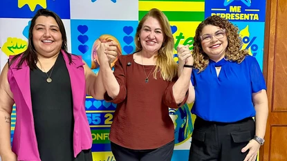 Tatiana Lemos e Geórgia Menor (Foto: Ascom Parlamentar)