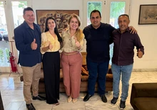 Com lideranças de Inhuma (Foto: Ascom)