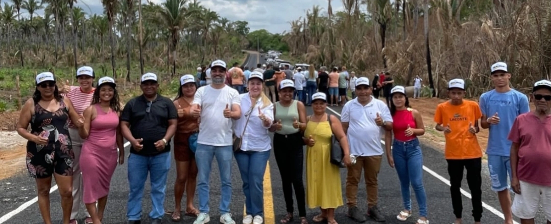 Inauguração da pavimentação asfáltica na PI-353