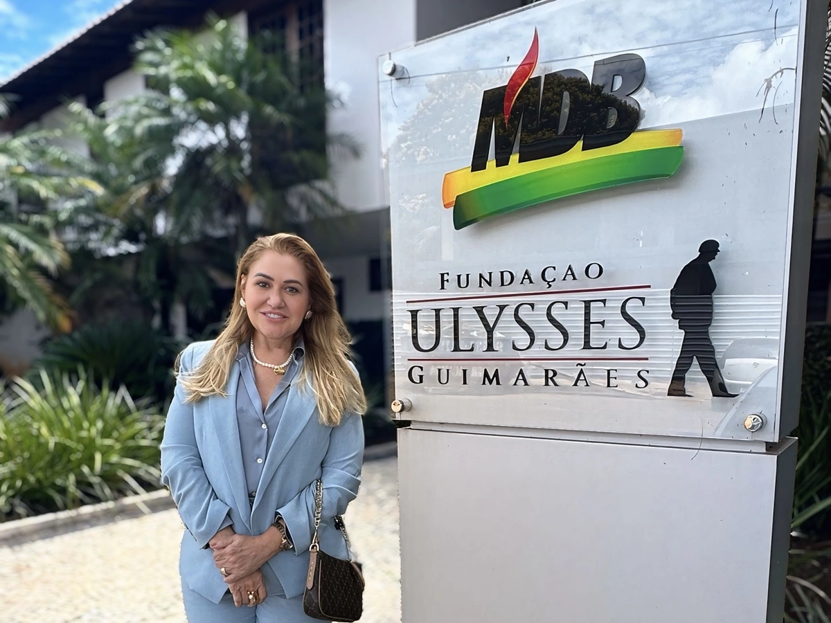 Participando de evento da Fundação Ulysses Guimarães