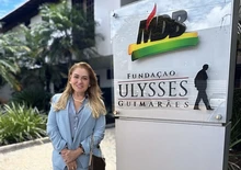 Participando de evento da Fundação Ulysses Guimarães (Foto: Ascom)