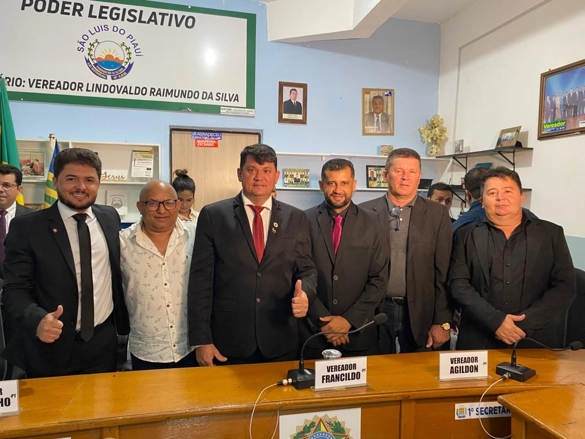 Posse do novo presidente da Câmara em São Luís do Piauí