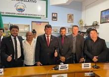 Posse do novo presidente da Câmara em São Luís do Piauí (Foto: Ascom)