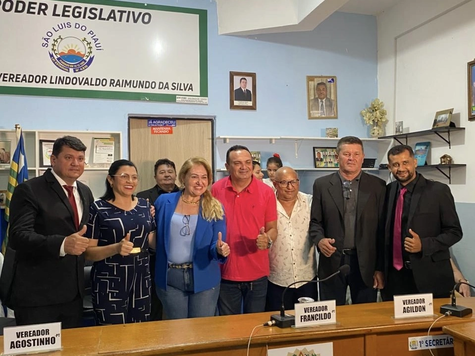 Posse na Câmara de São Luís do Piauí