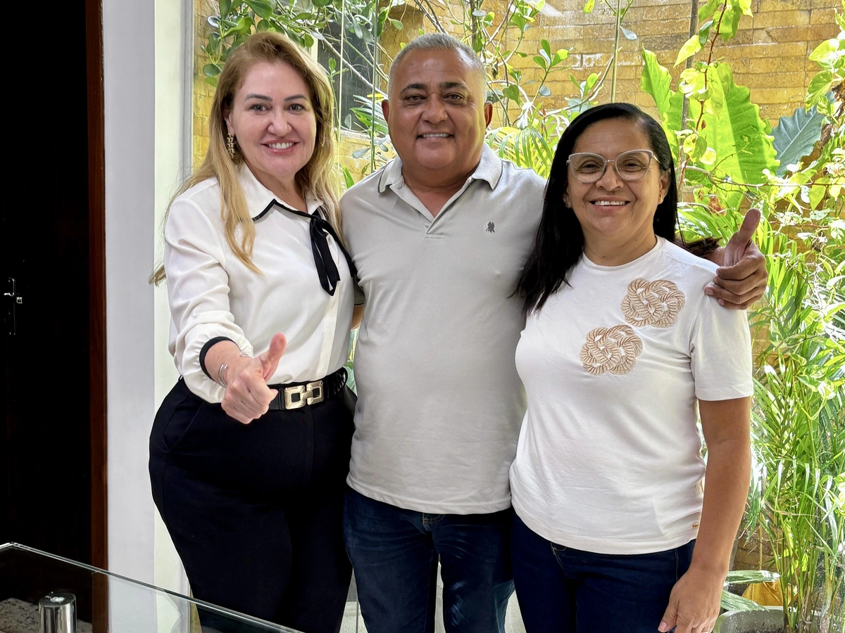 Recebendo lideranças de São Lourenço do Piauí