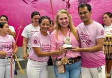 Capoeira Cor-de-Rosa (Foto: Ascom)