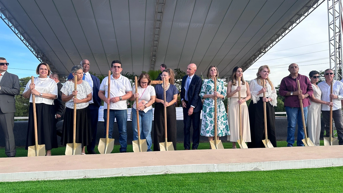 Cerimônia de início da construção de templo religioso em Teresina