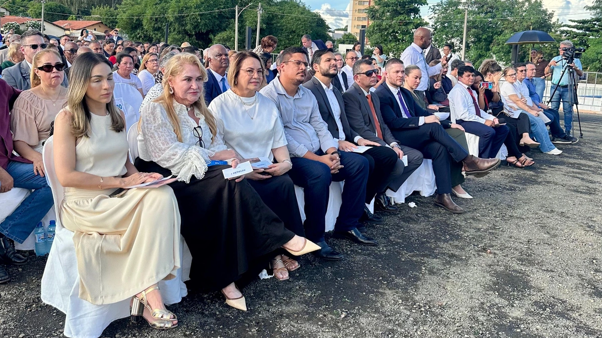 Cerimônia de início da construção de templo religioso em Teresina