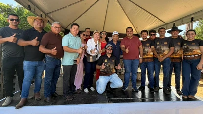 Deputada Simone Pereira e Deputado Georgiano Neto participam da III Festa dos Vaqueiros em São Luís do Piauí (Foto: Ascom Parlamentar)