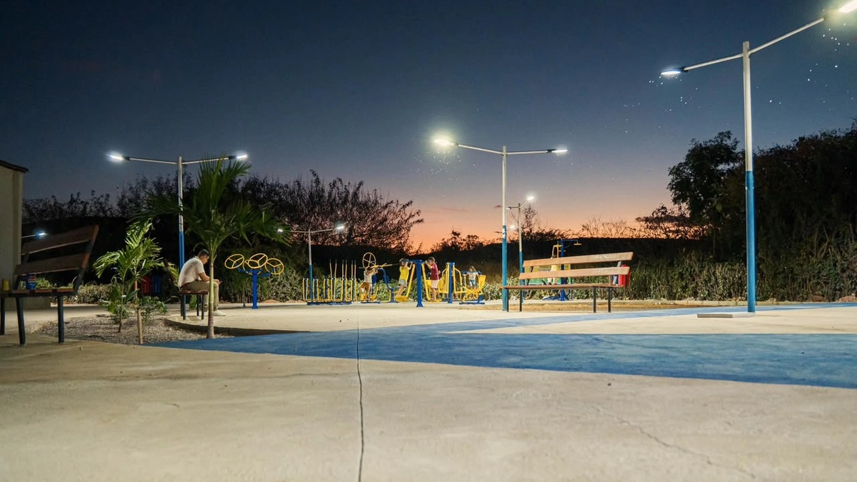 Inauguração da praça da comunidade Boa Vista, em Jurema