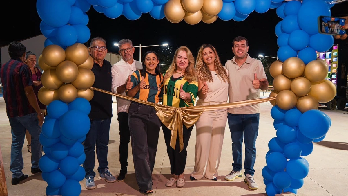 Inauguração da praça da comunidade Boa Vista, em Jurema