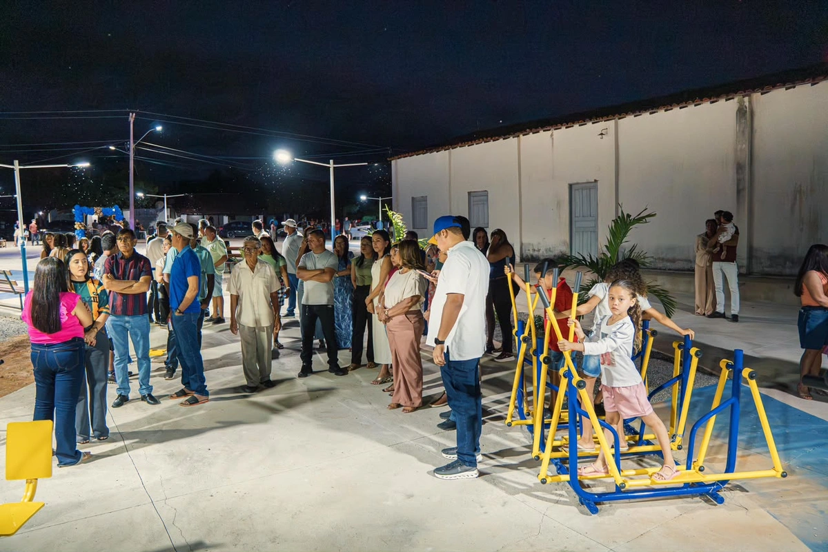 Inauguração da praça da comunidade Boa Vista, em Jurema