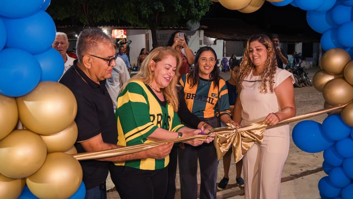 Inauguração da praça da comunidade Boa Vista, em Jurema